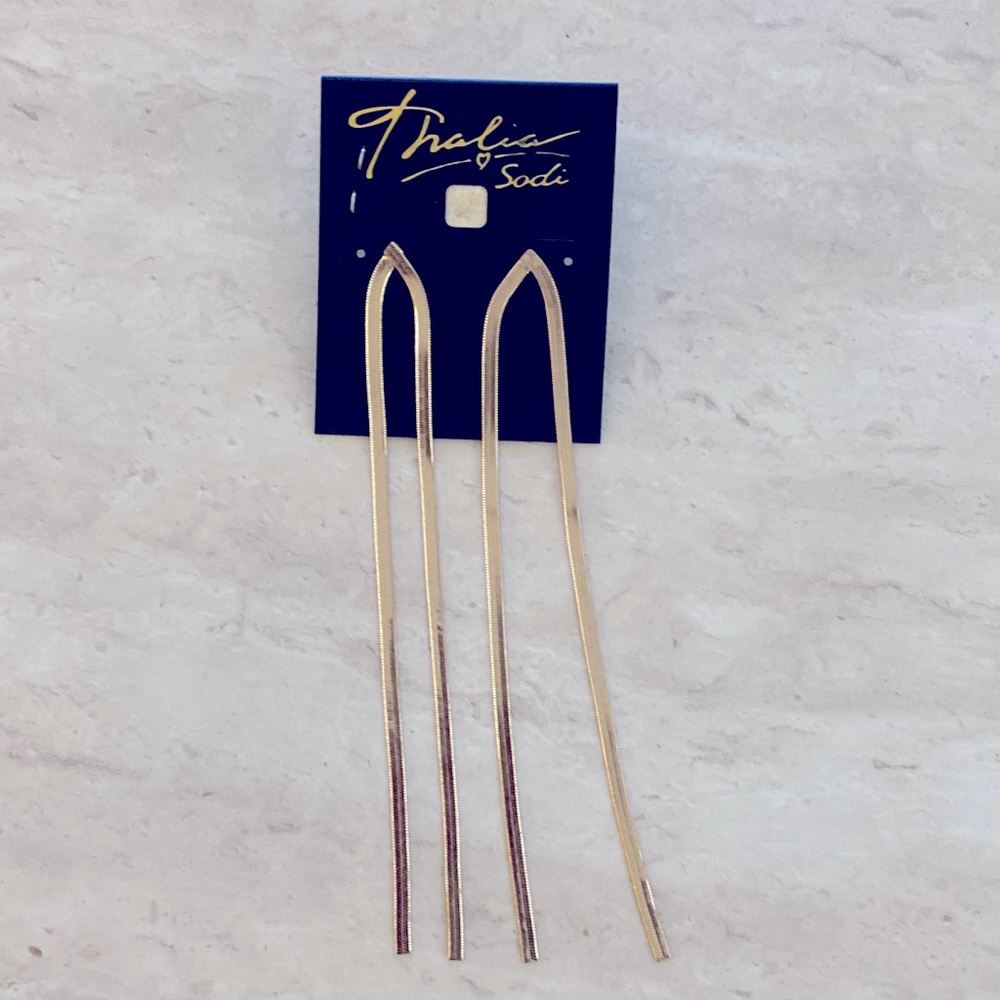 New, Gold Drop Earrings!